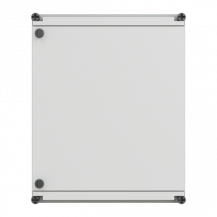 ABB AP71THC Gehäuse 372x302x175mm Gehäuse mit Klappdeckel, transparent IP67, Deckel mit Fingergriff an Klapptür UL und CSA Approbation
