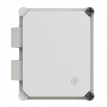 ABB AP1PHC Gehäuse 186x151x140 Gehäuse mit scharniertem Deckel, grau IP55, IK10 UL und CSA Approbation
