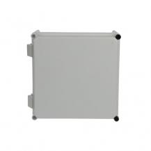 ABB AP41PHC Gehäuse 302x302x175mm Gehäuse mit scharniertem Deckel, grau IP55, IK10 UL und CSA Approbation