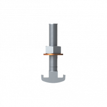 ABB APACC858008 Hakenkopfschraube M10x60 Parallelkupfer 5mm