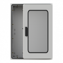 ABB PS430T43 Schrank 1000x750x320 mit Fenstertür (Polycarbonat Fenster) IP54, IK07
