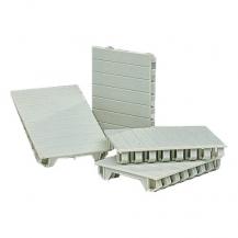 ABB FORSTBP500 BLINDSTREIFEN 4TE 72MM RAL 7035 Großverpackung VE= 500 St. Vynckier