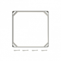 ABB V33WDNJ6 Erhöhungsrahmen 320x320x75mm VMS33 Erhöhungsrahmen mit Schrauben VE 2
