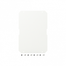 ABB V64PWNJ7 Abdeckplatte 640x440x2mm VMS64 Abdeckung grau m.Bef. VE 1