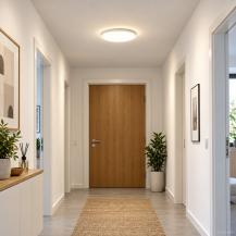 Nordlux Oja 42 LED-Deckenleuchte 19W 2100lm 3000/4000K Moodmaker weiß Ø424mm