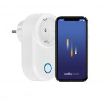 Nordlux Smart EU Steckdose, Smart Plug, 2300 W, 220–240 V, Bluetooth, weiß