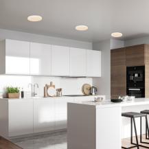 Nordlux Vic 35 schlichte Deckenleuchte Weiß angenehmes Warmweiß