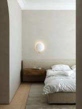 Design For The People Wandleuchte Weiß Messing – modernes Design von Anker Studio
