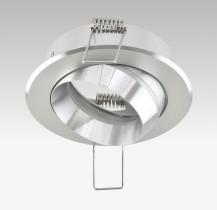 EVN 610014 schwenkbare Deckeneinbauleuchte Aluminium 12 V AC/DC max. 50 W ohne Fassung Einbaudurchmesser 68 mm
