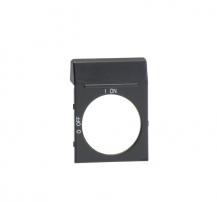 ABB OPB2 Blanco-Schild schwarz für OH2_ Griffe