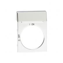 ABB OPS2 Blanco-Schild silber für OH2_ Griffe
