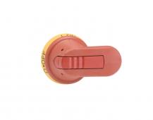 ABB OHY65J6 Pistolengriff rot-gelb 65 mm Wellen-ø 6 mm IP65 Beschriftung I-0/ON-OFF