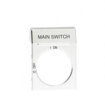 ABB OPS2EN1 Textschild silber für OH2_ Griffe Aufdruck Main Switch