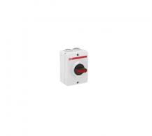 ABB OTP16HT3M1 Sicherheitsschalter im Kunststoffgehäuse 3-polig 7,5 kW 400 V mit schwarzem Griff, IP65 Einführung oben und unten