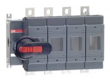 ABB OS250D40N2P Lasttrennschalter für Sicherungen 4-polig 250 A, mit Griff und Welle ungesich. Neutralleiter rechts