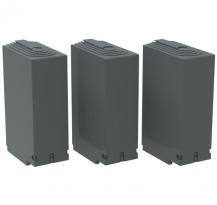 ABB OTS400G1L/3 Klemmenabdeckung Schnappbefestigung grauer Kunststoff IP3X grau lange Ausführung VPE 3