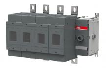 ABB OS400D40N2 Lasttrennschalter für Sicherungen 4-polig 400 A, ohne Griff und Welle ungesich. Neutralleiter rechts