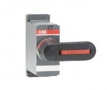 ABB OSV400DK Direktgriff schwarz 95 mm inklusiv Welle und Abdeckung Beschriftung Test-0 OFF-1 ON