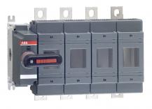 ABB OS250D04N2K Lasttrennschalter für Sicherungen 4-polig 250 A, mit direkt montiertem Griff ungesich. Neutralleiter (rechts)
