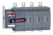 ABB OS400B04N2K Lasttrennschalter für Sicherungen 4-polig 400 A, mit direkt montiertem Griff ungesich. Neutralleiter rechts BS-Typ