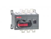 ABB OT200E03CP Lastumschalter 3-polig 200 A, mit Griff und Welle offene Umschaltung I-0-II
