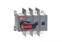 ABB OT200E03WCP Lastumschalter 3-polig 200 A, mit Griff und Welle/offene Umschalt. I-0-II/großer Phasenabstand