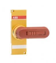 ABB OTVY250EK Direktgriff rot-gelb 65 mm inklusiv Welle und Abdeckung Beschriftung Test-0 OFF-1 ON