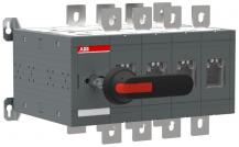 ABB OT800E04CP Lastumschalter 4-polig 800 A, mit Griff und Welle offene Umschaltung I-0-II