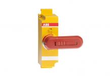 ABB OSVY250DK Direktgriff rot-gelb 65 mm inklusiv Welle und Abdeckung Beschriftung Test-0 OFF-1 ON