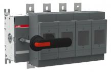ABB OS800L04FP Lasttrennschalter für Sicherungen 4-polig 800 A, mit Griff und Welle UL/CSA gesichert gesch. Neutralleiter