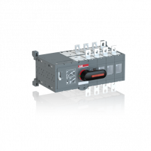 ABB OTM400E4CM110V Lastumschalter mit Motor 4-polig 400 A, mit Griff für manuellen Betrieb Motorspannung Ue 110-125V AC/DC/I-0-II