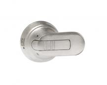 ABB OHM65L6 Edelstahlgriff grau 65 mm Wellen-ø 6 mm IP66 Beschriftung 0 OFF-1 ON