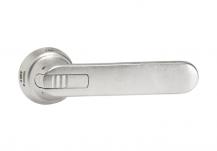 ABB OHM175L12 Edelstahlgriff grau 175 mm Wellen-ø 12 mm IP66 Beschriftung 0 OFF-1 ON