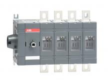 ABB OT200ES04 Lasttrennschalter 4-polig 200 A, ohne Griff und Welle seitliche Betätigung links