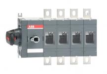 ABB OT400ES04K Lasttrennschalter 4-polig 400 A, mit direkt mont. Griff seitliche Betätigung links