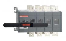 ABB OT1250E04CP Lastumschalter 4-polig 1250 A, mit Griff und Welle offene Umschaltung I-0-II
