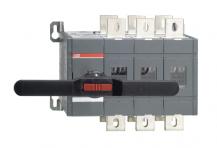 ABB OT1000E03CP Lastumschalter 3-polig 1000 A, mit Griff und Welle offene Umschaltung I-0-II