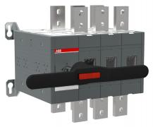 ABB OT1600E03CP Lastumschalter 3-polig 1600 A, mit Griff und Welle offene Umschaltung I-0-II