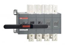 ABB OT1600E04CP Lastumschalter 4-polig 1600 A, mit Griff und Welle offene Umschaltung I-0-II