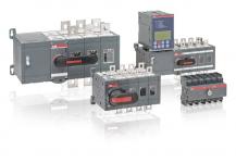 ABB OT600U40C Lastumschalter 4-polig 600 A, ohne Griff und Welle offene Umschaltung I-0-II/ UL/CSA