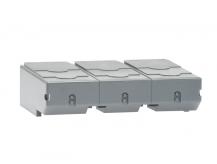 ABB OSS400G3SS Klemmenabdeckung Schnappbefestigung grauer Kunststoff IP20 kurze Ausführung