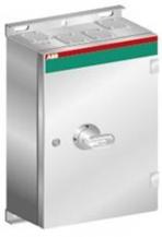 ABB OT200ESUR3TZ Sicherheitsschalter im Edelstahlgehäuse 3-polig 110 kW 400 V mit Edelstahlgriff IP65 Einführung unten