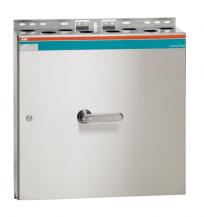 ABB OT315ERRR6TZ Sicherheitsschalter im Edelstahlgehäuse 6-polig 160 kW 400 V mit Edelstahlgriff IP65 Einführung oben und unten