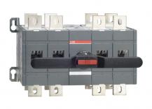 ABB OT1000E22CP Lastumschalter 4-polig 1000 A, mit Griff und Welle offene Umschaltung I-0-II