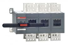 ABB OT2000E03CP Lastumschalter 3-polig 2000 A, mit Griff und Welle offene Umschaltung I-0-II
