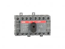 ABB OT40F4C Lastumschalter 4-polig 40 A, mit schwarzem Knebelgriff I-0-II