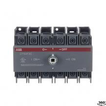 ABB OT60F3C Lastumschalter 3-polig 60 A, ohne Griff und Welle offene Umschaltung I-0-II/ UL/CSA