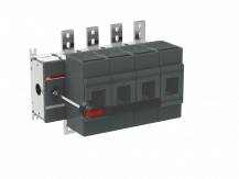 ABB OS1200L04FP Lasttrennschalter für Sicherungen 4-polig 1200 A, mit Griff und Welle UL/CSA gesichert gesch. Neutralleiter
