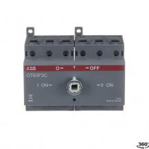 ABB OT63F3C Lastumschalter 3-polig 63 A, ohne Griff und Welle I-0-II