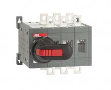 ABB OT160E03CLP Lastumschalter ohne 0 Position 3-polig 160 A, mit Griff und Welle schnelle Umschaltung I-I+II-II